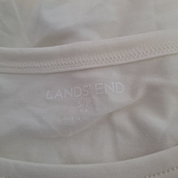 Lands End Winter Christmas Cotton Blend Stretch Top Pants Pajama PJ Set - Picture 8 of 10